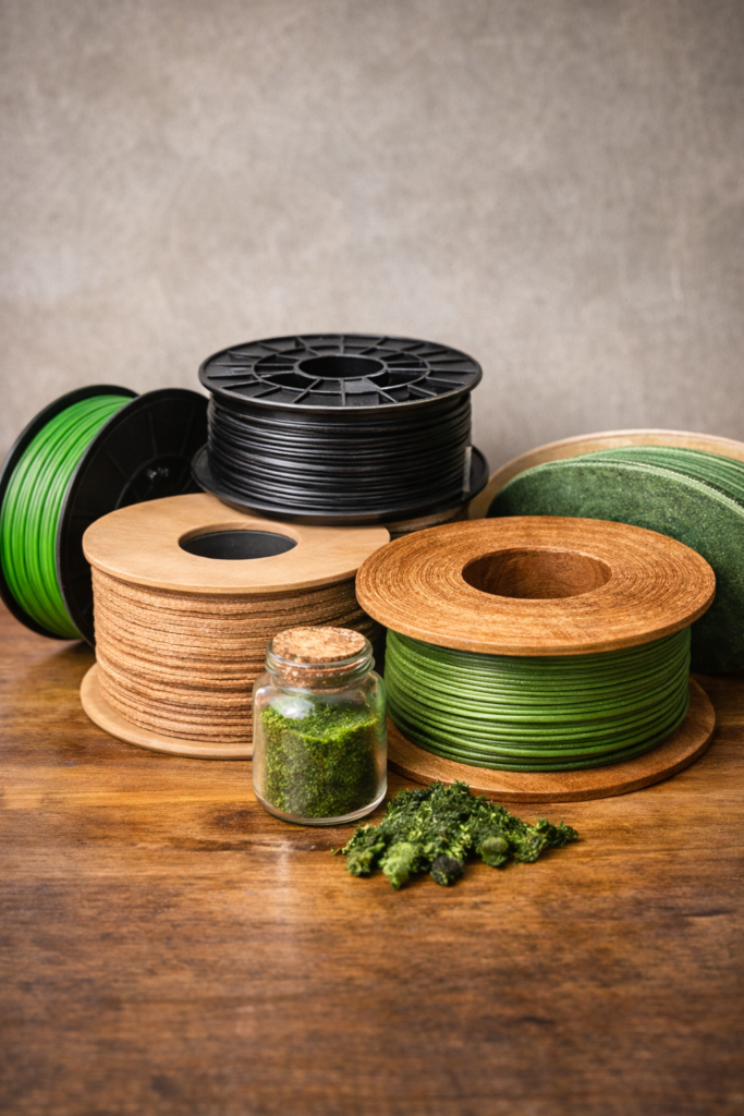 Materiais biodegradáveis para impressão 3D sustentável