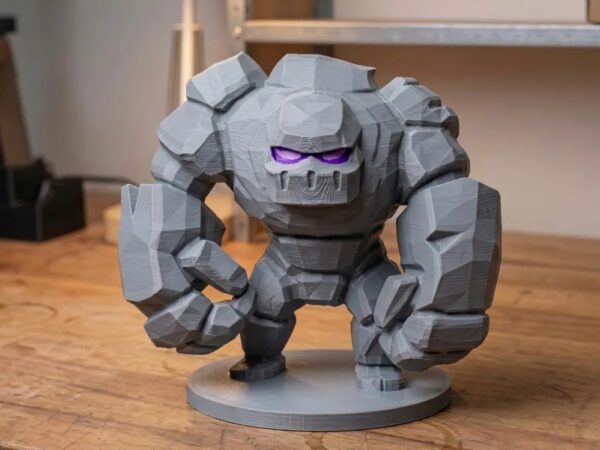 GOLEM DE PEDRA impressão 3D