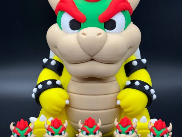 modelo 3D do Bowser para impressão