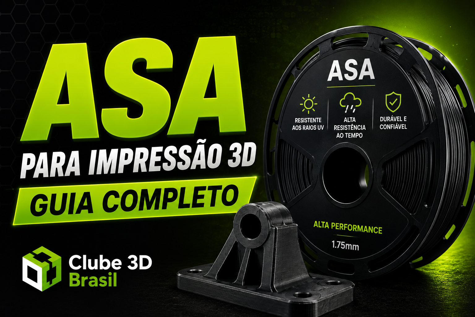Tipos de Filamentos: Conheça o ASA para Impressão 3D