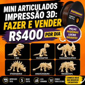 Mini Articulados Impressão 3D