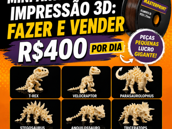 Mini Articulados Impressão 3D