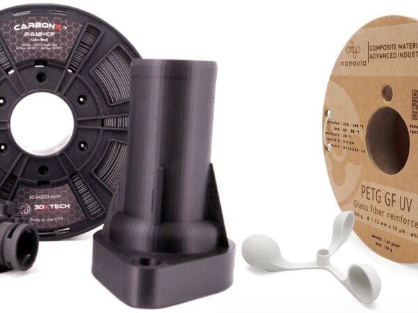 Tipos de Filamentos com Fibra: Carbono, Vidro e Kevlar para impressão 3D