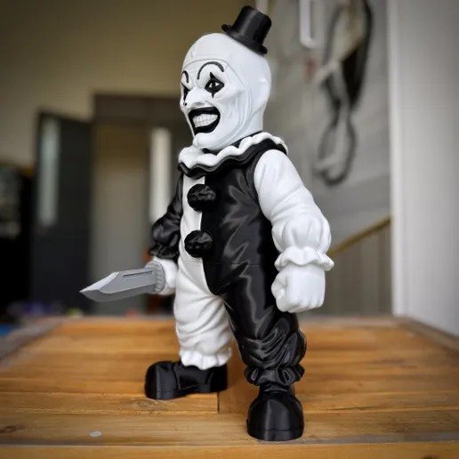 Art, o Palhaco (Art the Clown) 3MF: Fan Art para Imprimir em 3D STL — vista adicional para impressão 3D