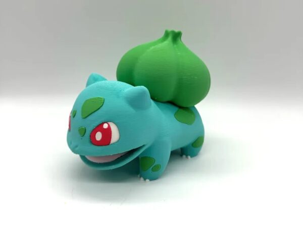Bulbasaur Multicolor STL Gratis: Modelo Pokemon para Imprimir em 3D STL para impressão 3D — arquivo 3D grátis