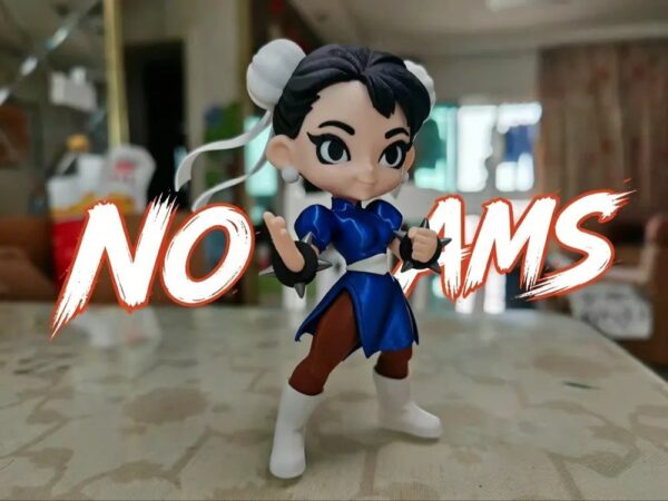 Chun-Li Chibi Street Fighter STL Gratis no MakerWorld: para Imprimir STL para impressão 3D — arquivo 3D grátis