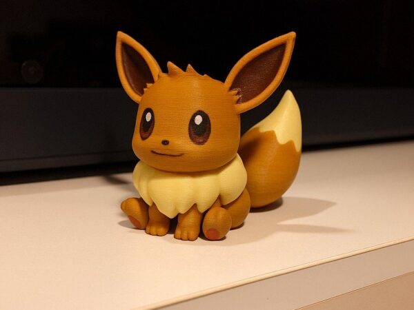 Eevee STL Gratis: Modelo Pokemon para Imprimir em 3D STL para impressão 3D — arquivo 3D grátis