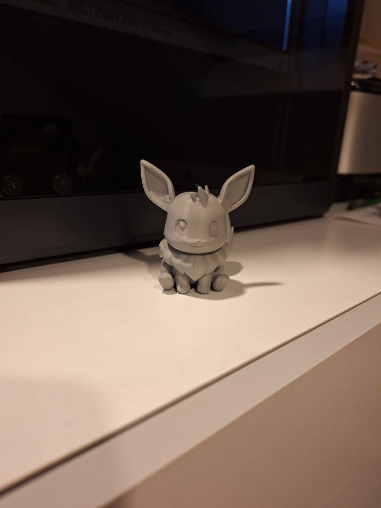 Eevee STL Gratis: Modelo Pokemon para Imprimir em 3D STL — vista adicional para impressão 3D