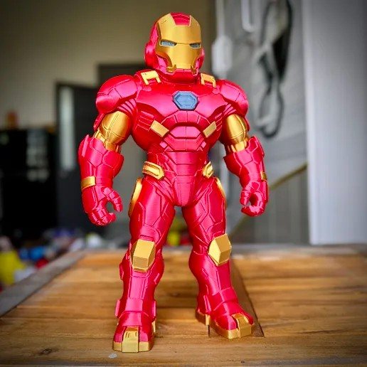 Homem de Ferro (Iron Man) 3MF: Fan Art para Imprimir em 3D STL para impressão 3D — arquivo 3D grátis
