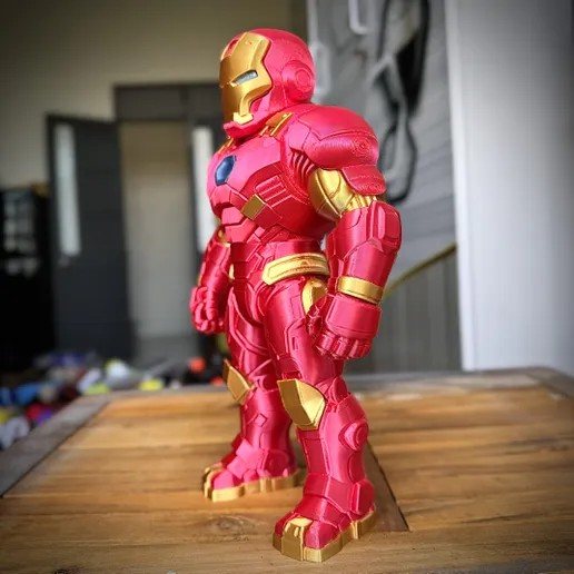 Homem de Ferro (Iron Man) 3MF: Fan Art para Imprimir em 3D STL — vista adicional para impressão 3D