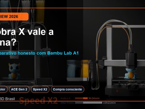Kobra X Vale a Pena? Comparativo com Bambu Lab A1