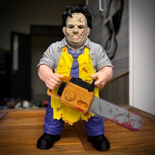 Leatherface 3MF: Fan Art para Imprimir em 3D STL para impressão 3D — arquivo 3D grátis