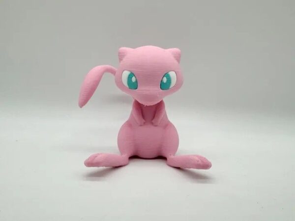 Mew Multicolor STL Gratis: Modelo Pokemon para Imprimir em 3D STL para impressão 3D — arquivo 3D grátis