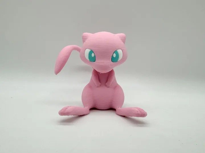 Mew Multicolor STL Gratis: Modelo Pokemon para Imprimir em 3D STL para impressão 3D — arquivo 3D grátis
