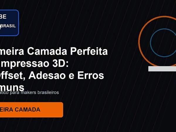 Primeira Camada Perfeita na Impressao 3D: Z-Offset, Adesao e Erros Comuns para Clube 3D Brasil