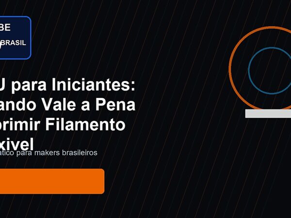 TPU para Iniciantes: Quando Vale a Pena Imprimir Filamento Flexivel