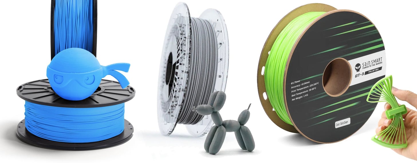 Tipos de Filamentos para Impressora 3D: Guia Completo do TPU