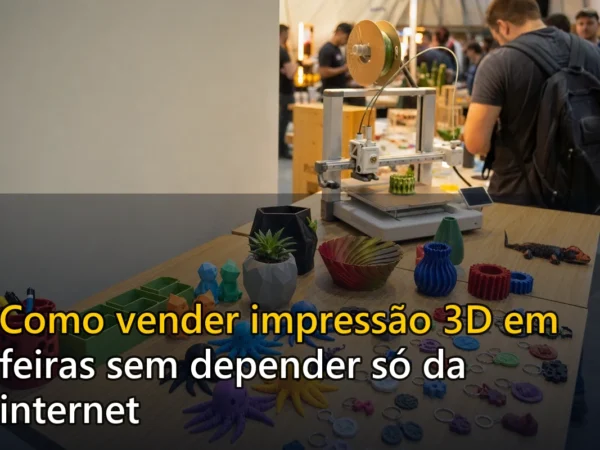 Capa do post Como vender impressão 3D em feiras sem depender só da internet