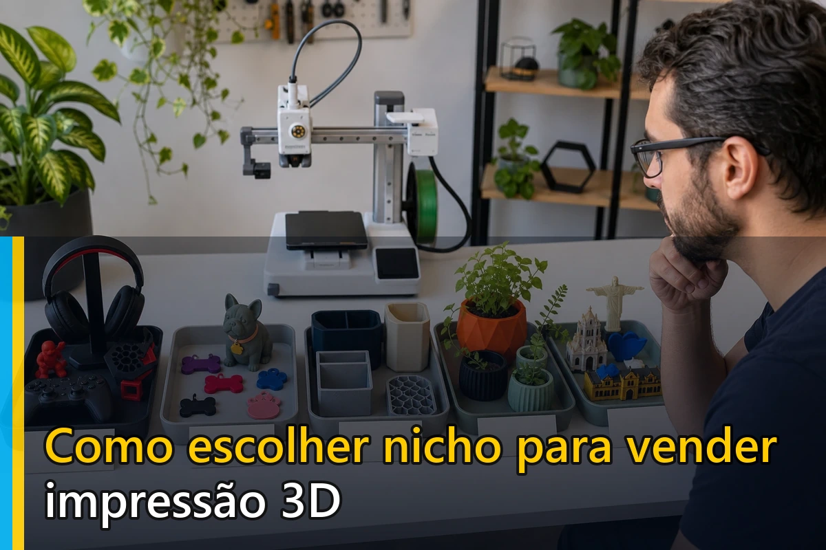 Como escolher nicho para vender impressão 3D