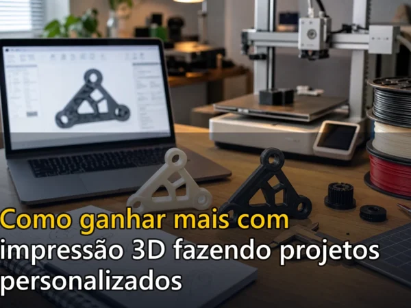 Capa do post Como ganhar mais com impressão 3D fazendo projetos personalizados