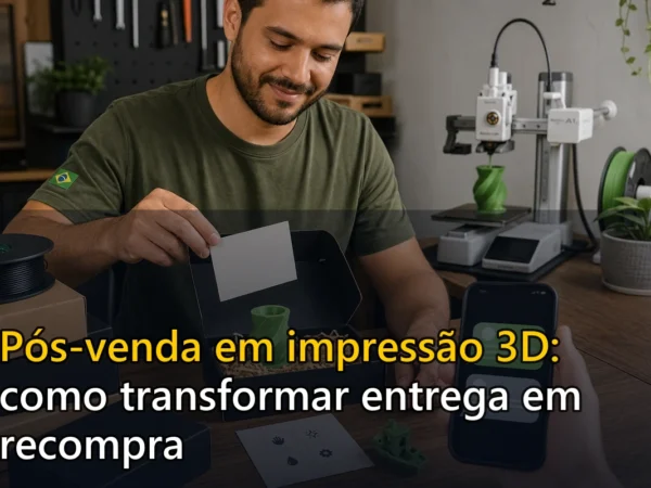 Capa do post Pós-venda em impressão 3D: como transformar entrega em recompra