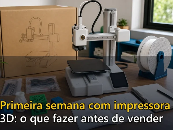 Capa do post Primeira semana com impressora 3D: o que fazer antes de vender