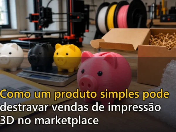 Capa do post Como um produto simples pode destravar vendas de impressão 3D no marketplace