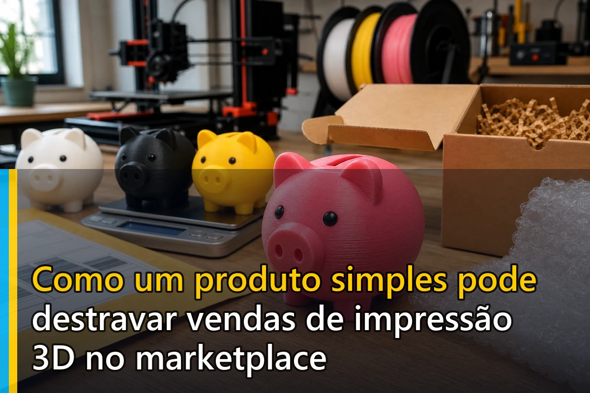 Como um produto simples pode destravar vendas de impressão 3D no marketplace