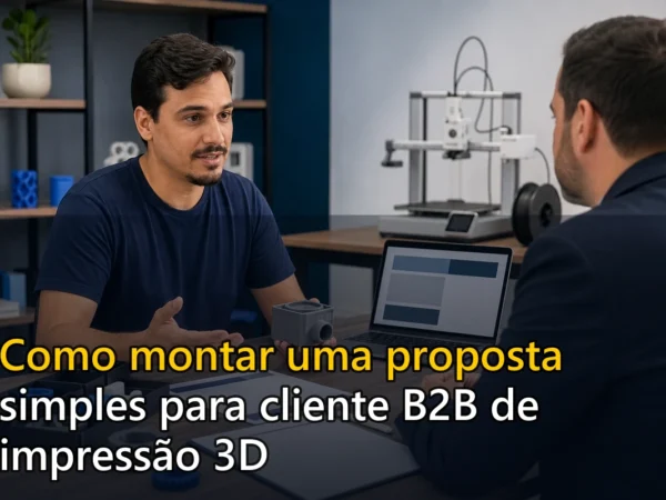 Capa do post Como montar uma proposta simples para cliente B2B de impressão 3D