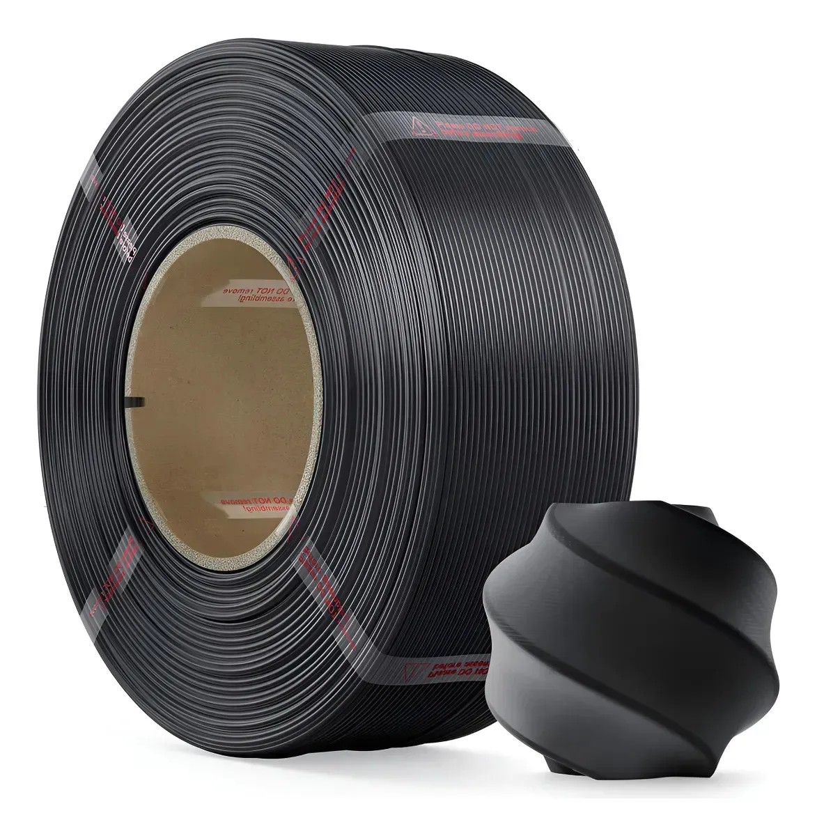 Filamento Pla Lite Bambu Lab Refil Sem Carretel Preto 1 Kg!