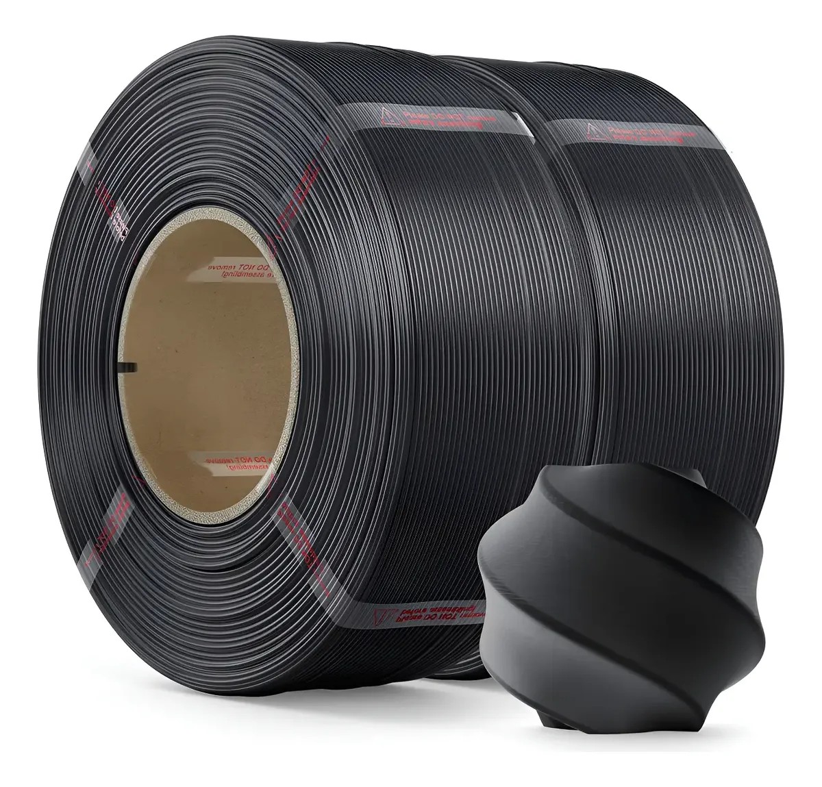 2kg Bambu Lab Pla Lite Sem Carretel Cor Preto