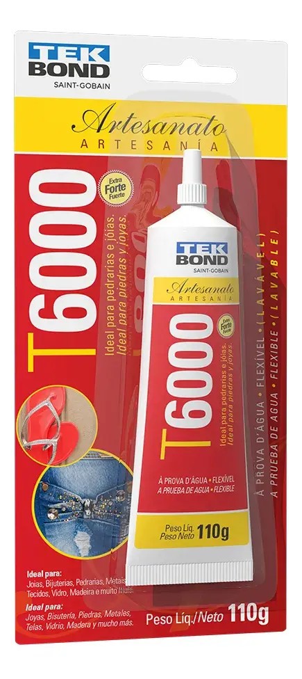 Cola Permanente T6000 110g Artesanato