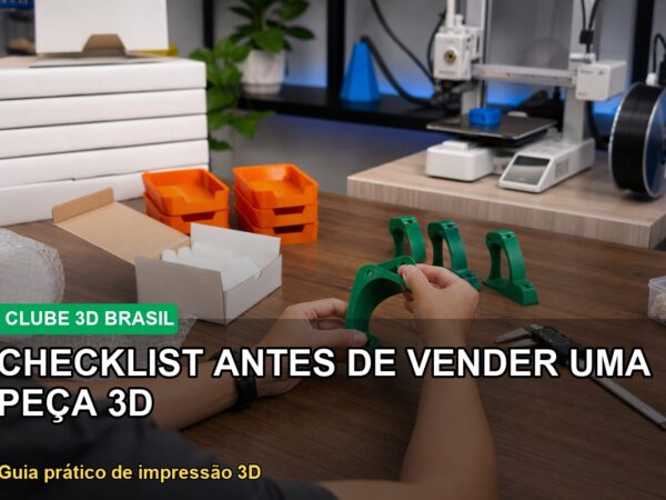 Capa do guia Checklist antes de vender uma peça 3D