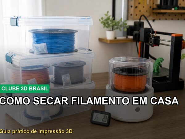 Capa do guia Como secar filamento em casa
