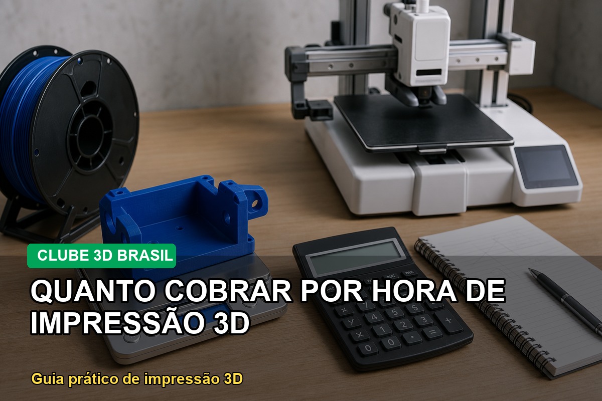 Quanto cobrar por hora de impressão 3D