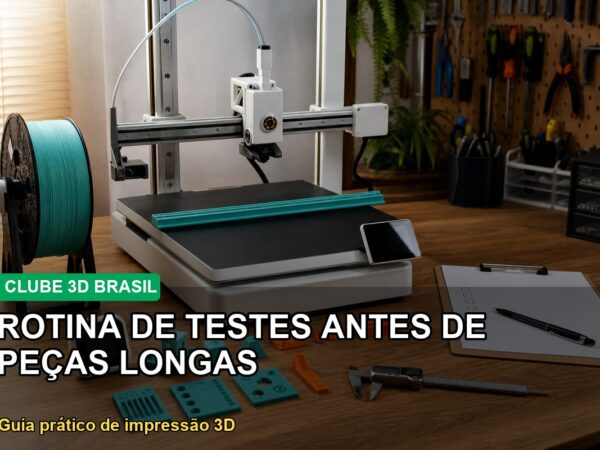 Capa do guia Rotina de testes antes de peças longas