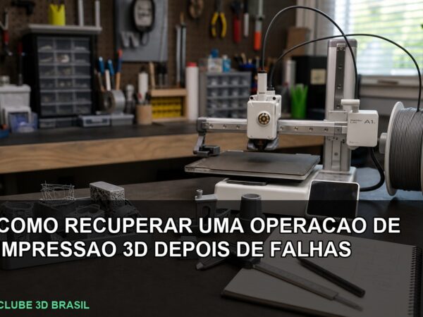 Capa: Como recuperar uma operacao de impressao 3D depois de falhas