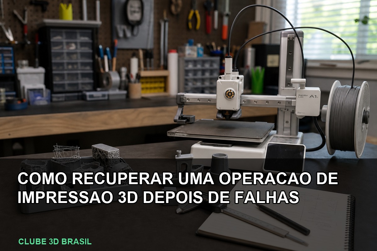 Como recuperar uma operação de impressão 3D
