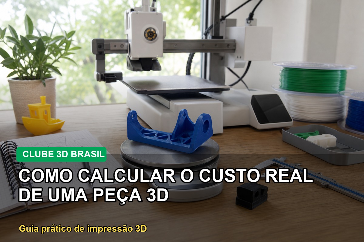 Como calcular o custo real de uma peça 3D