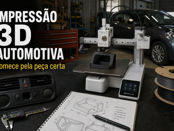 Impressão 3D automotiva: como começar sem escolher a peça errada para impressão 3D