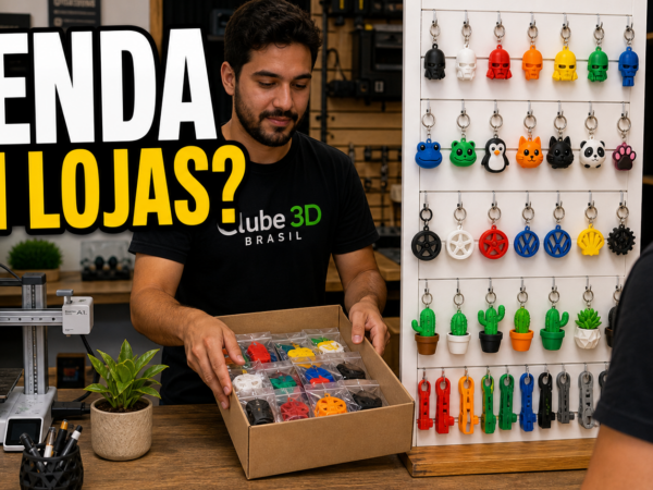 Como vender impressão 3D em lojas físicas começando pequeno para impressão 3D