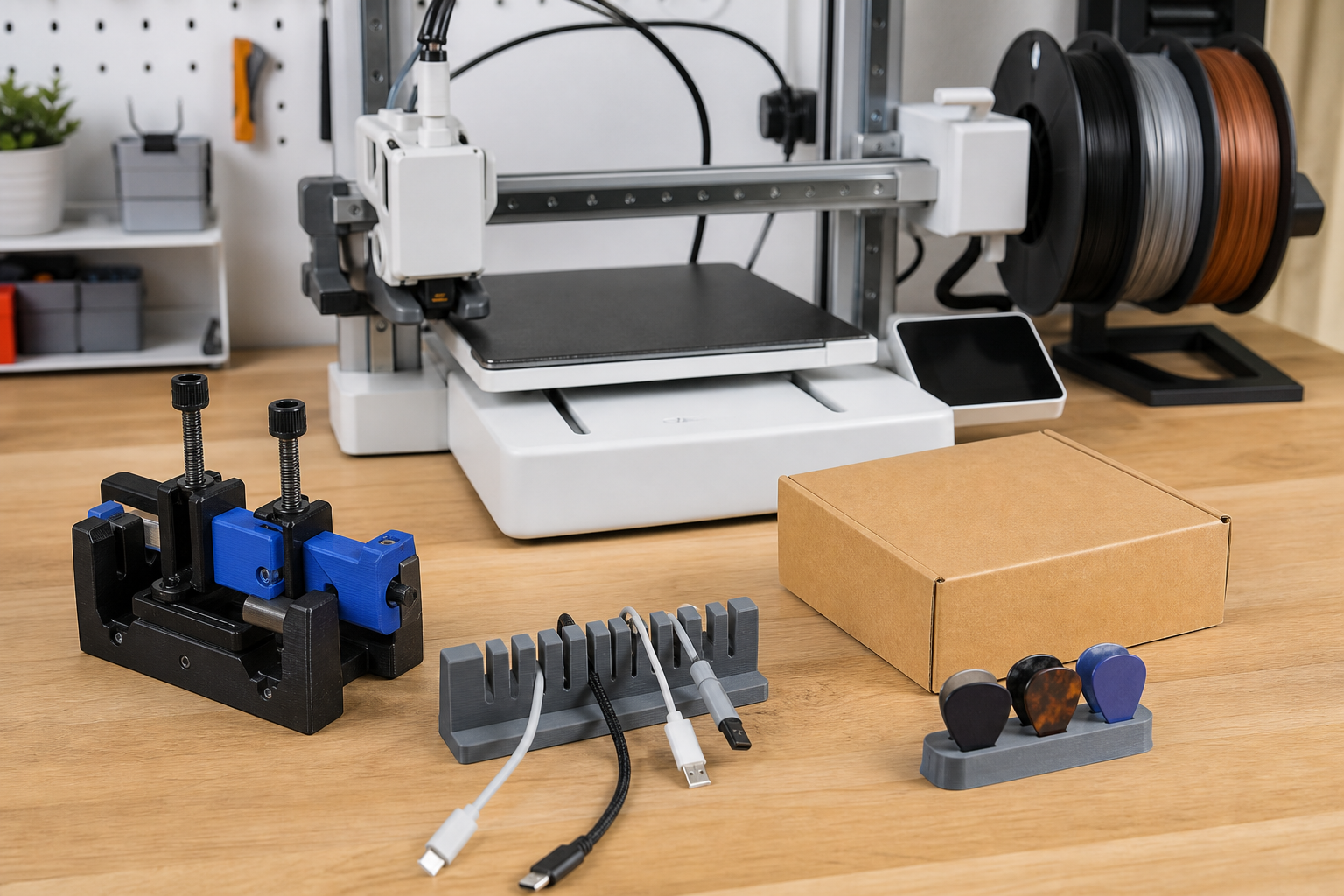 Teste e selecao de produtos funcionais impressos em 3D