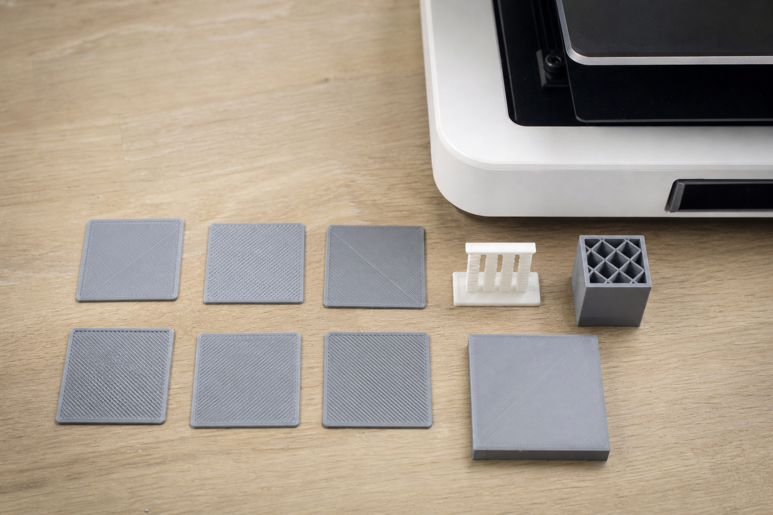 Cena editorial: configuracoes da Kobra X em uso prático na impressão 3D