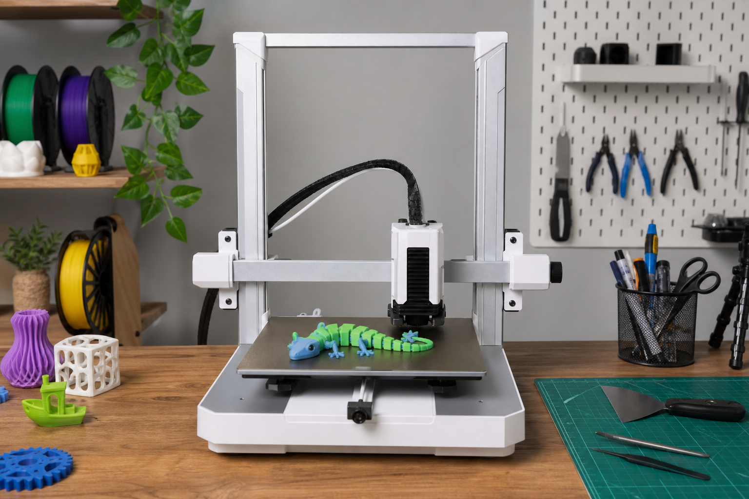 Cena editorial: Anycubic Kobra X vale a pena em uso prático na impressão 3D